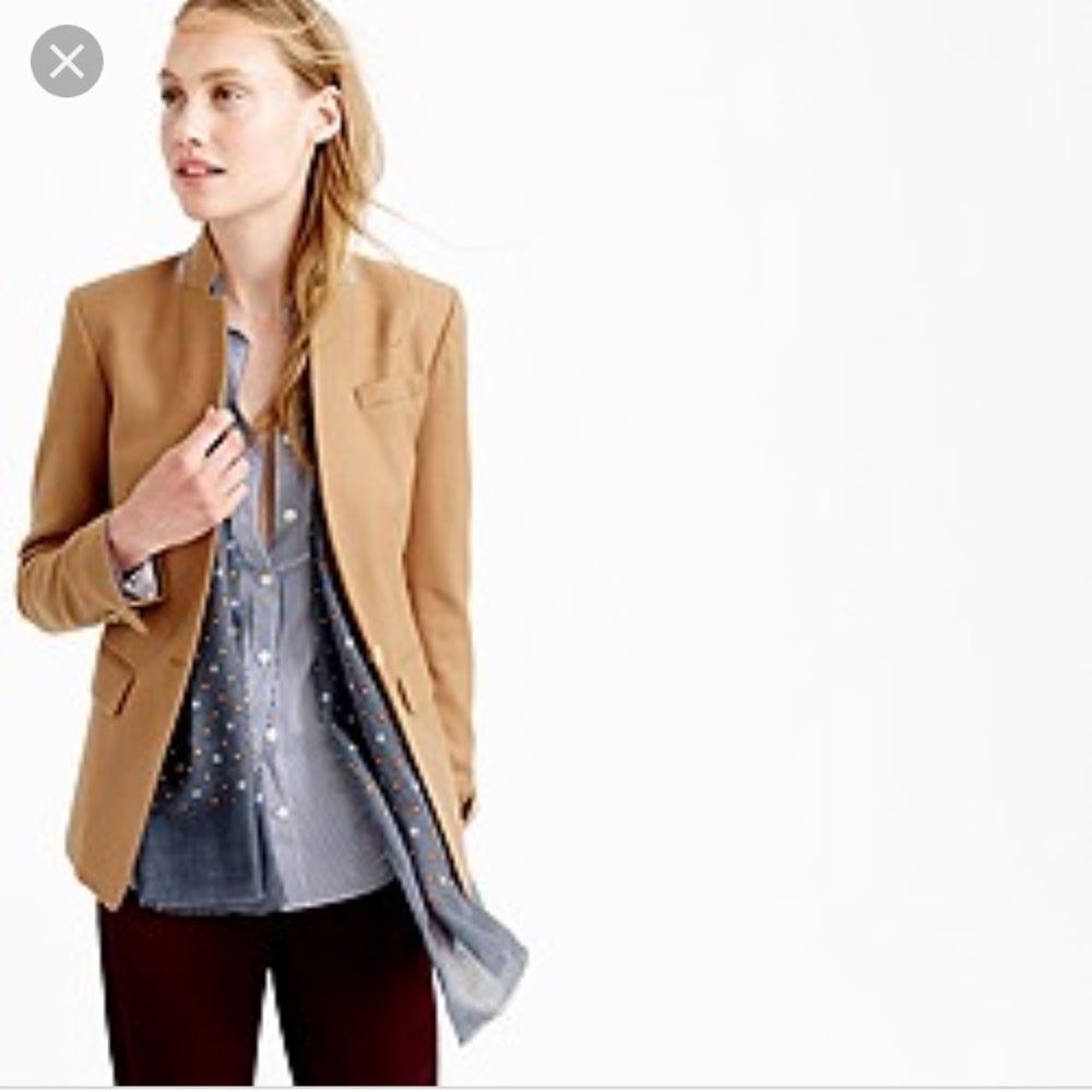 J. Crew Camel Regent Blazer